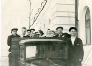 Проводы на целину студентов Витебского пединститута. Вторая половина 1950-х годов Проводы на целину студентов Витебского пединститута. Вторая половина 1950-х годов